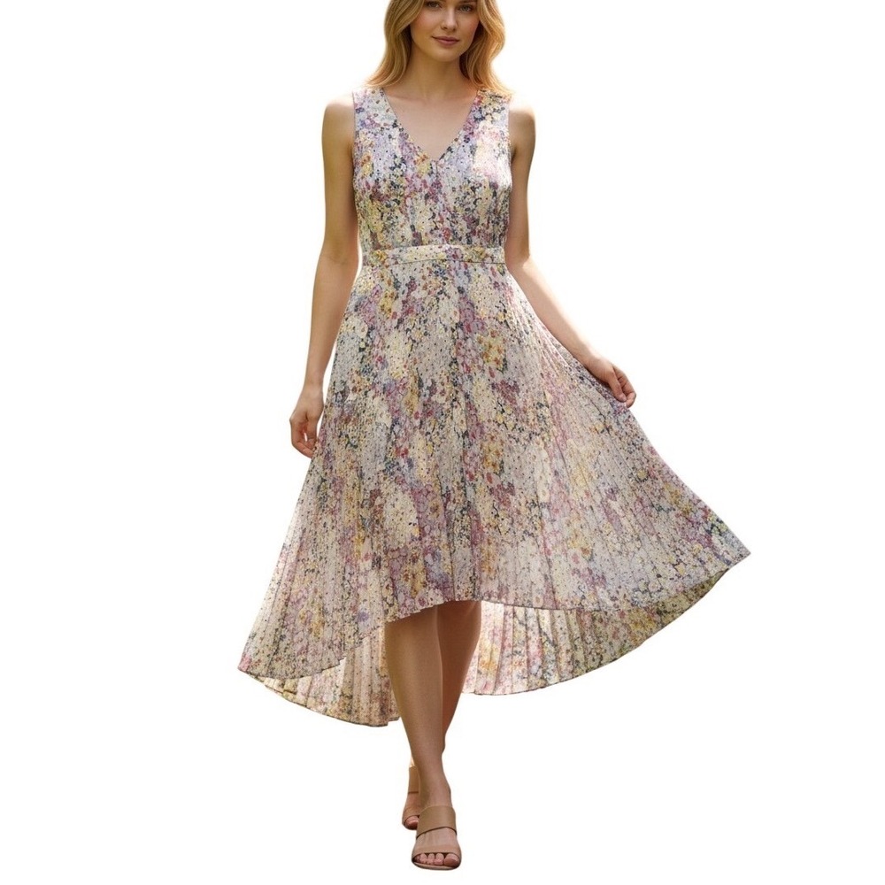 Plenty by Tracy Reese Floral Pleated Dress‎ Size 12